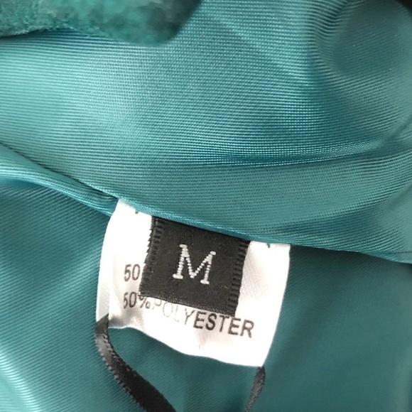 Stylewe Wool Minimalist Green Mock Neck Dress NWT Medium Women’s - Picture 8 of 14